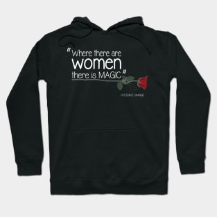 Women Empowerment : Red Rose Edition Hoodie